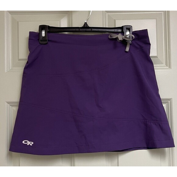 OUTDOOR RESEARCH Expressa Skort Women 4 Purple Built In Shorts Hiking Athletic - Picture 1 of 14